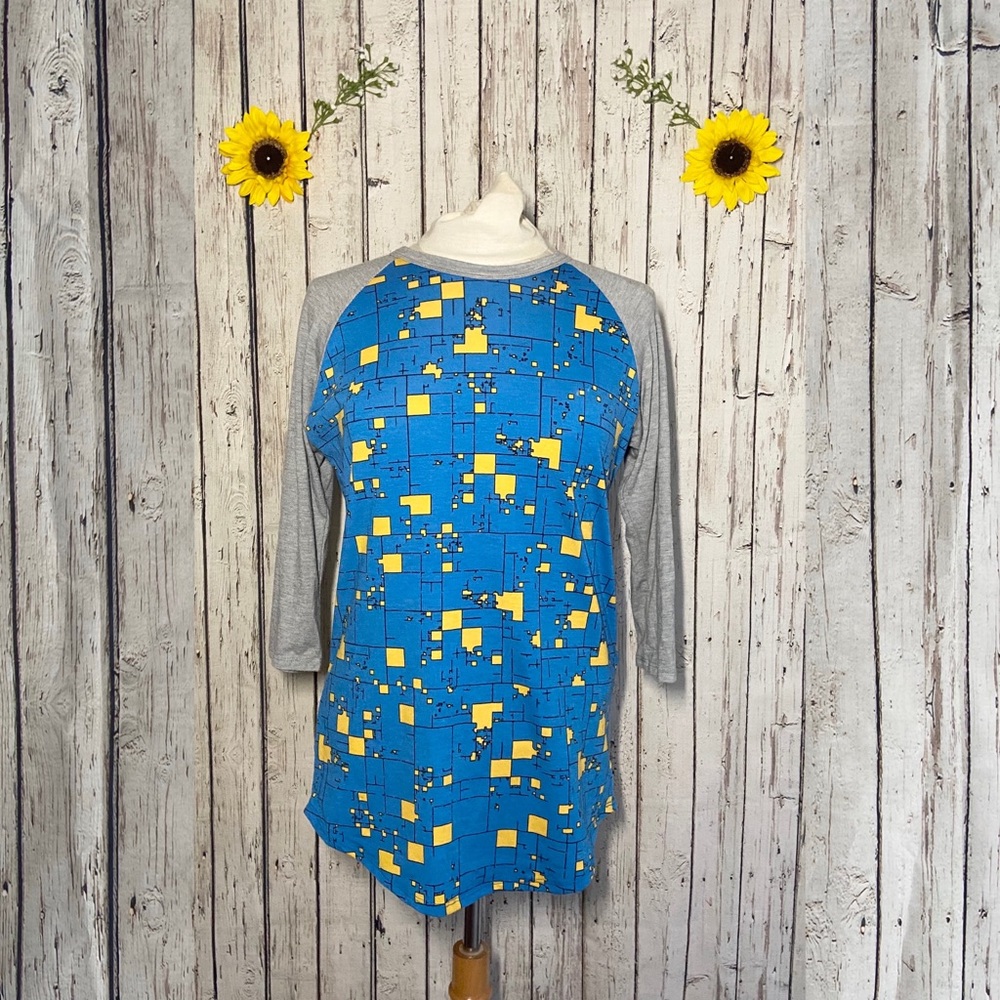 LULAROE like new long sleeve blue top size…